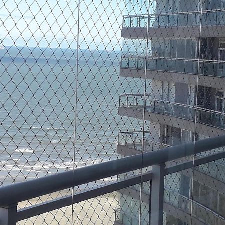 Maravilhoso Apto Vista Mar Jacuzzi Wi Fi Pe Areia Santos  Exterior photo