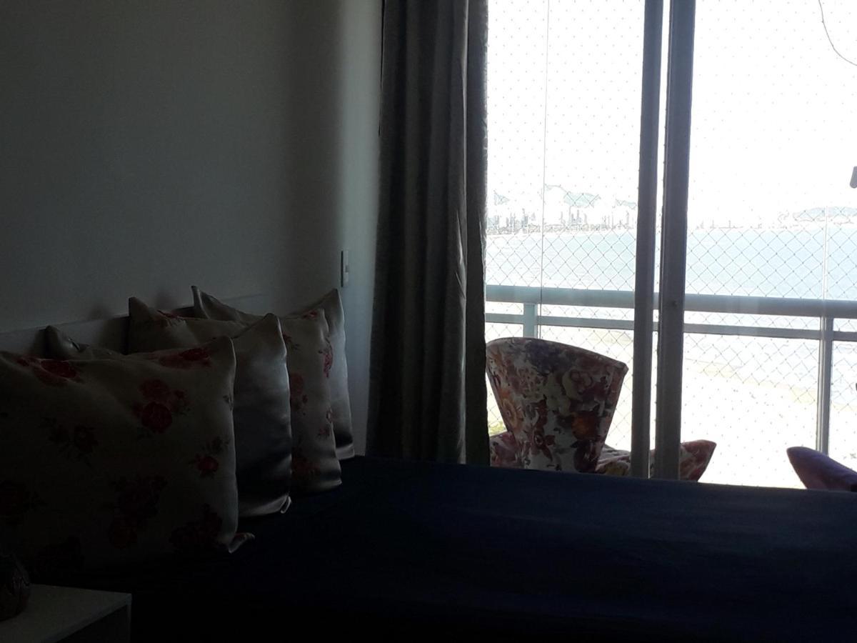Maravilhoso Apto Vista Mar Jacuzzi Wi Fi Pe Areia Santos  Exterior photo
