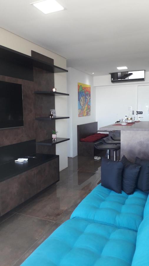 Maravilhoso Apto Vista Mar Jacuzzi Wi Fi Pe Areia Santos  Exterior photo
