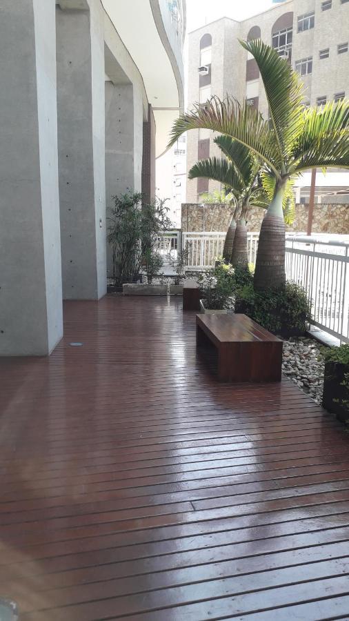 Maravilhoso Apto Vista Mar Jacuzzi Wi Fi Pe Areia Santos  Exterior photo