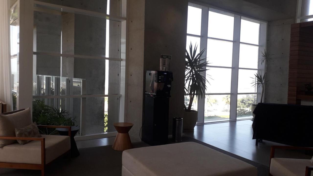 Maravilhoso Apto Vista Mar Jacuzzi Wi Fi Pe Areia Santos  Exterior photo