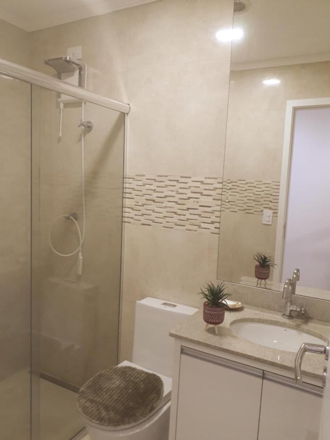 Maravilhoso Apto Vista Mar Jacuzzi Wi Fi Pe Areia Santos  Exterior photo
