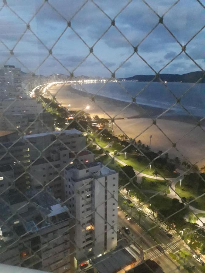 Maravilhoso Apto Vista Mar Jacuzzi Wi Fi Pe Areia Santos  Exterior photo